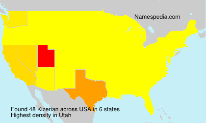 Surname Kizerian in USA Surname Kizerian in USA