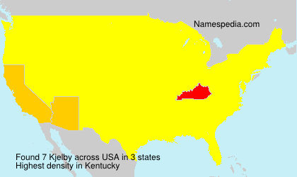 Surname Kjelby in USA Surname Kjelby in USA