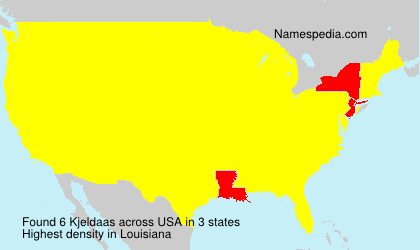 Surname Kjeldaas in USA Surname Kjeldaas in USA