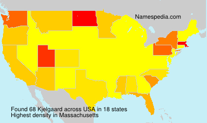 Surname Kjelgaard in USA
