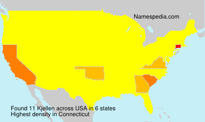 Surname Kjellen in USA Surname Kjellen in USA