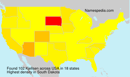 Surname Kjellsen in USA Surname Kjellsen in USA