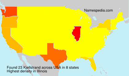 Surname Kjellstrand in USA Surname Kjellstrand in USA