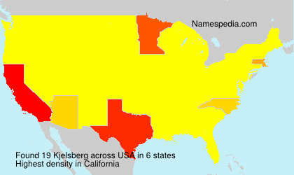 Surname Kjelsberg in USA Surname Kjelsberg in USA