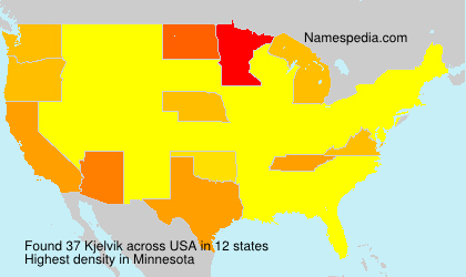 Surname Kjelvik in USA Surname Kjelvik in USA