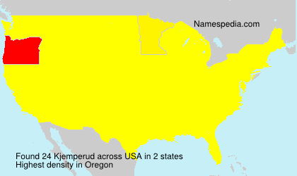 Surname Kjemperud in USA Surname Kjemperud in USA