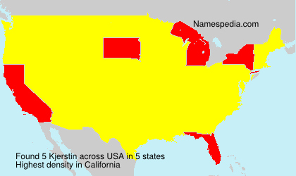 Surname Kjerstin in USA Surname Kjerstin in USA