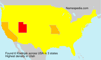 Surname Kladnjak in USA Surname Kladnjak in USA