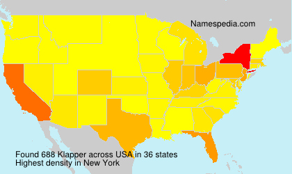 Surname Klapper in USA Surname Klapper in USA