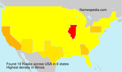Surname Klaske in USA Surname Klaske in USA