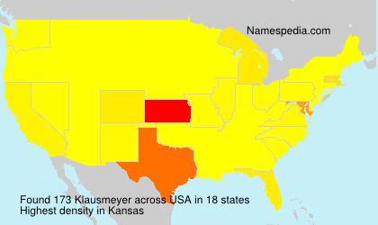 Surname Klausmeyer in USA Surname Klausmeyer in USA
