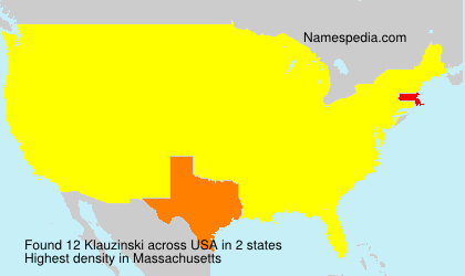 Surname Klauzinski in USA Surname Klauzinski in USA