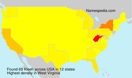 Surname Kleeh in USA Surname Kleeh in USA