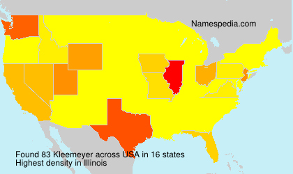Surname Kleemeyer in USA Surname Kleemeyer in USA