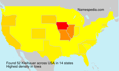 Surname Kleihauer in USA Surname Kleihauer in USA