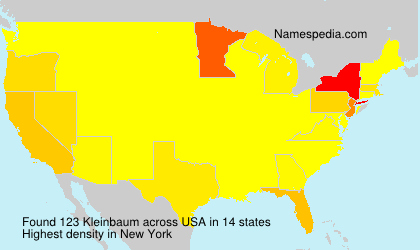 Surname Kleinbaum in USA Surname Kleinbaum in USA