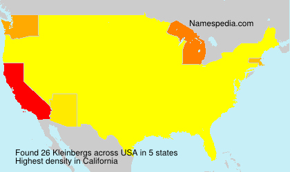 Surname Kleinbergs in USA Surname Kleinbergs in USA