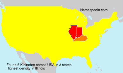 Surname Kleinofen in USA Surname Kleinofen in USA