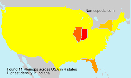 Surname Kleinops in USA Surname Kleinops in USA