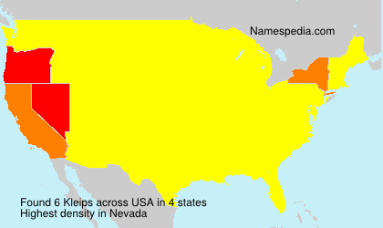 Surname Kleips in USA Surname Kleips in USA