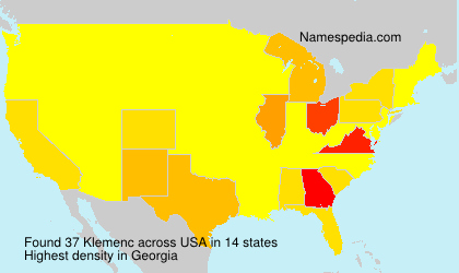 Surname Klemenc in USA Surname Klemenc in USA
