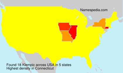 Surname Klempic in USA Surname Klempic in USA