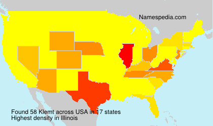 Surname Klemt in USA Surname Klemt in USA