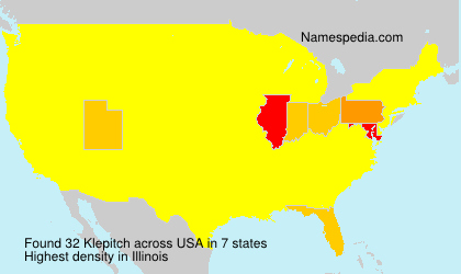 Surname Klepitch in USA Surname Klepitch in USA