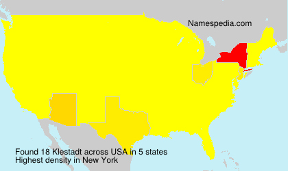 Surname Klestadt in USA Surname Klestadt in USA