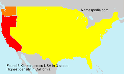 Surname Kletzer in USA Surname Kletzer in USA