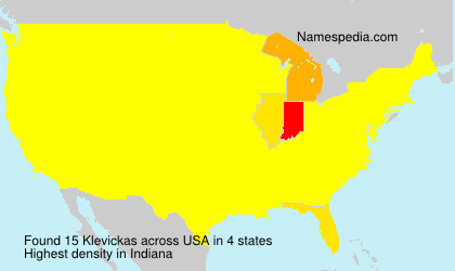 Surname Klevickas in USA Surname Klevickas in USA