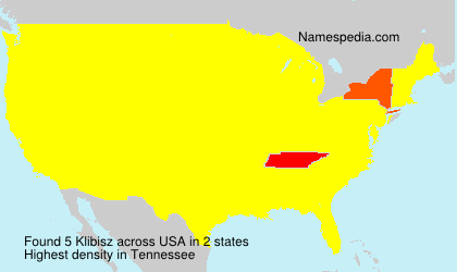 Surname Klibisz in USA Surname Klibisz in USA