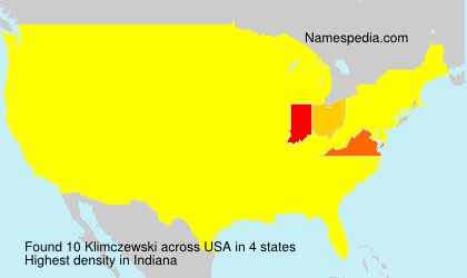 Surname Klimczewski in USA Surname Klimczewski in USA