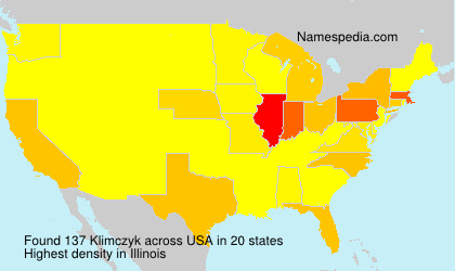 Surname Klimczyk in USA Surname Klimczyk in USA