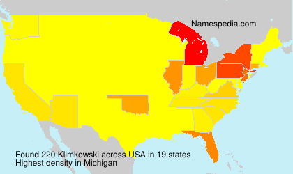 Surname Klimkowski in USA Surname Klimkowski in USA