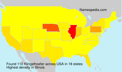Surname Klingelhoefer in USA Surname Klingelhoefer in USA