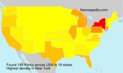 Surname Klinko in USA Surname Klinko in USA