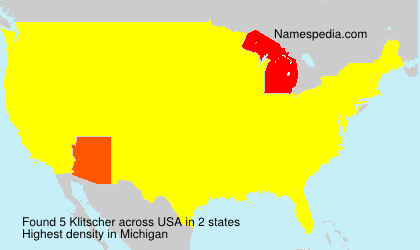 Surname Klitscher in USA Surname Klitscher in USA