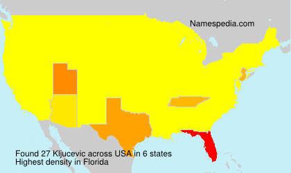 Surname Kljucevic in USA Surname Kljucevic in USA