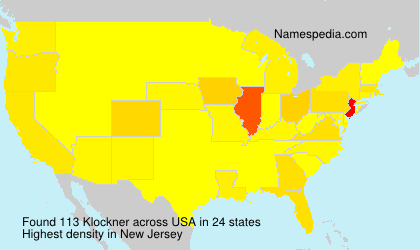 Surname Klockner in USA Surname Klockner in USA