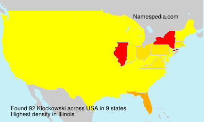 Surname Klockowski in USA Surname Klockowski in USA