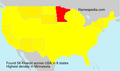 Surname Kloeckl in USA Surname Kloeckl in USA