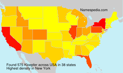 Surname Kloepfer in USA Surname Kloepfer in USA