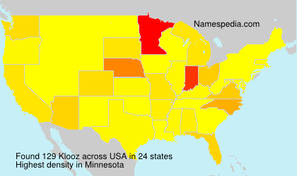 Surname Klooz in USA Surname Klooz in USA