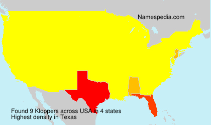 Surname Kloppers in USA Surname Kloppers in USA