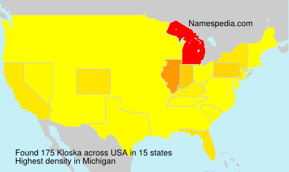 Surname Kloska in USA Surname Kloska in USA