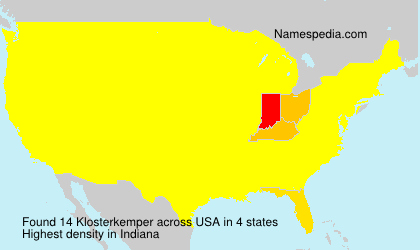Surname Klosterkemper in USA Surname Klosterkemper in USA