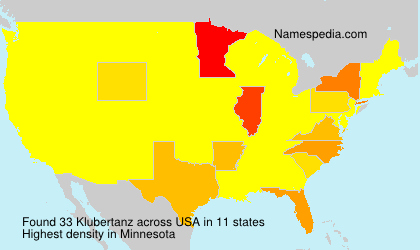 Surname Klubertanz in USA Surname Klubertanz in USA