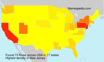 Surname Kluse in USA Surname Kluse in USA
