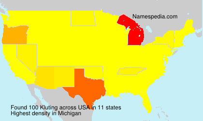 Surname Kluting in USA Surname Kluting in USA
